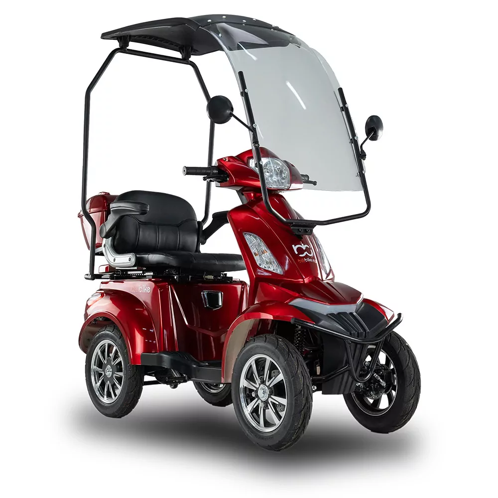 Skuter elektryczny inwalidzki z dachem BILI BIKE SHINO QUADRO GEL, 25km/h - obrazek 3