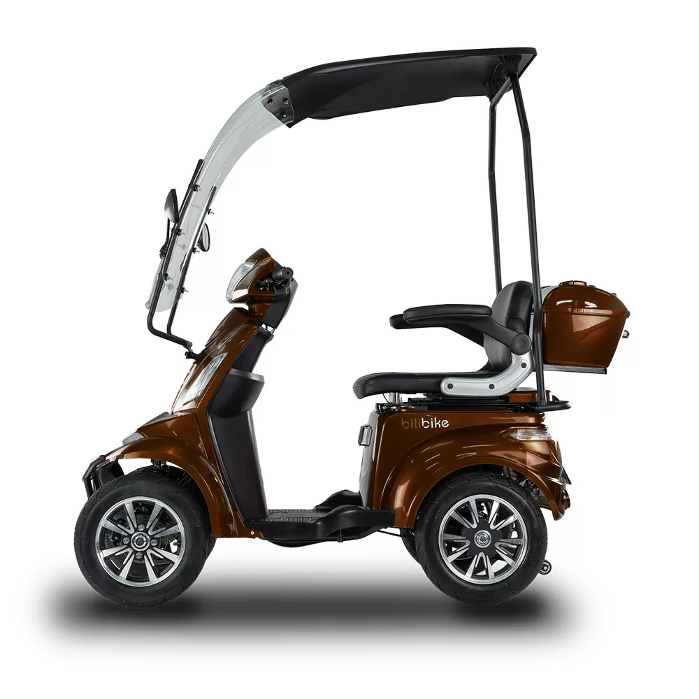 Skuter elektryczny inwalidzki z dachem BILI BIKE SHINO QUADRO LIT, 25km/h - obrazek 6