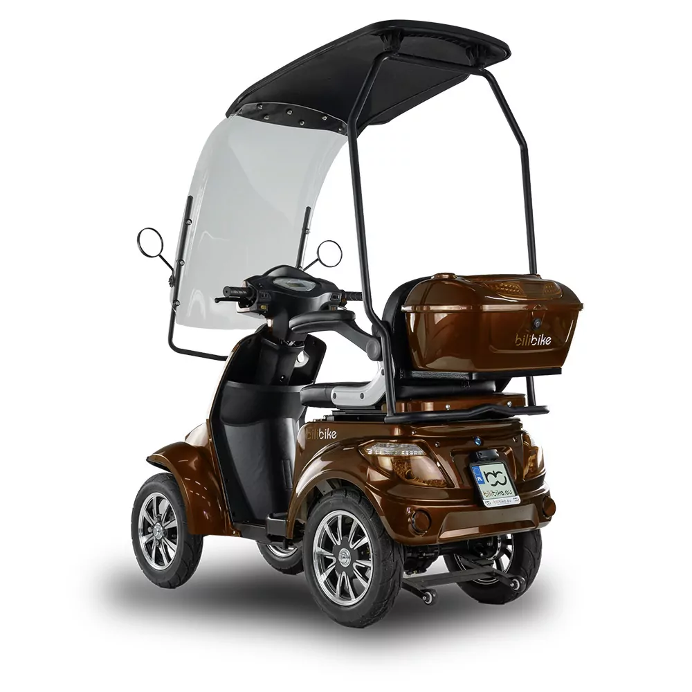 Skuter elektryczny inwalidzki z dachem BILI BIKE SHINO QUADRO LIT, 25km/h - obrazek 4