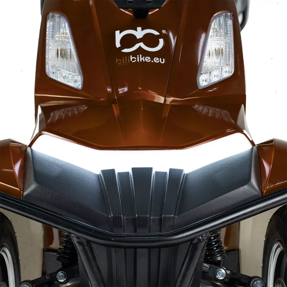 Skuter elektryczny inwalidzki z dachem BILI BIKE SHINO QUADRO LIT, 25km/h - obrazek 8